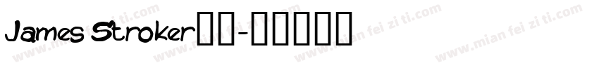 James Stroker字体字体转换